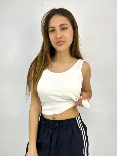 MUSCULOSA SLOWLY 1084 BLANCO