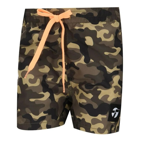SHORT DE BAÑO SLIM BOYS MARINO NAVAL MILITAR CAMO