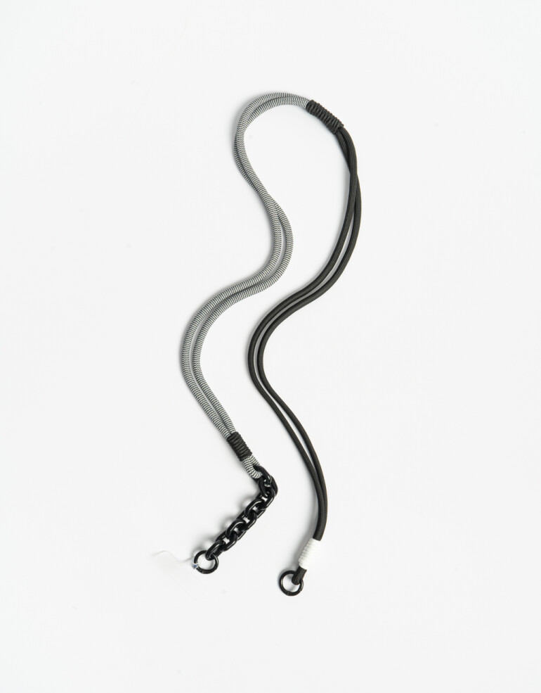 Llavero Cordón Llavero De Soga Maxi. - Negro