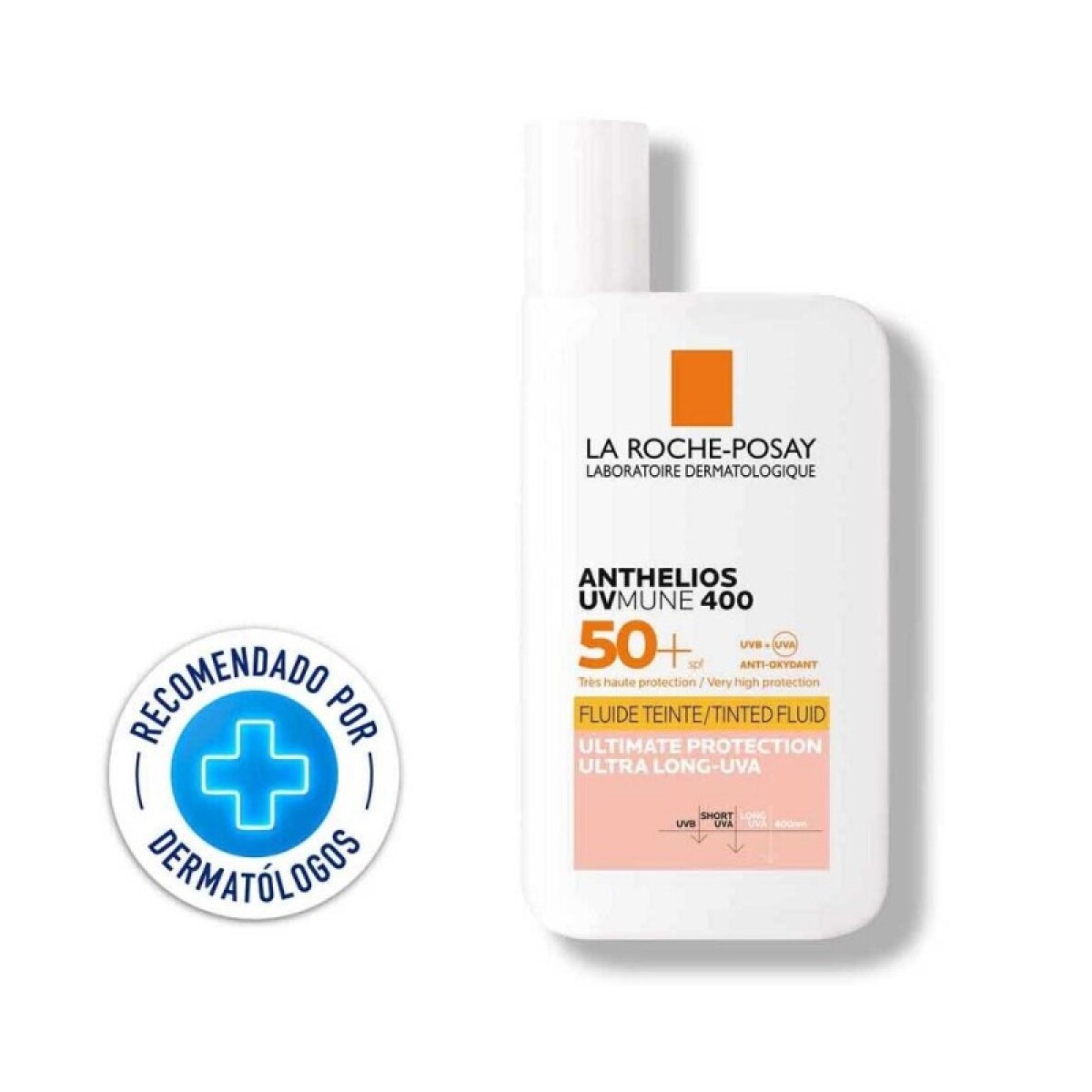 LA ROCHE POSAY PROTECTOR SOLAR ANTHELIOS UVMUNE INVISIBLE FLUID CON COLOR SPF50 50ml 