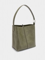Bolso De Hombro Con Grabado Animal verde