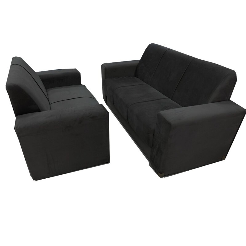 Juego de Living ORFEU 3+2 Negro Juego de Living ORFEU 3+2 Negro