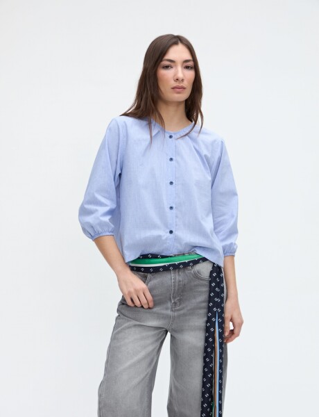 Camisa Tessa Celeste