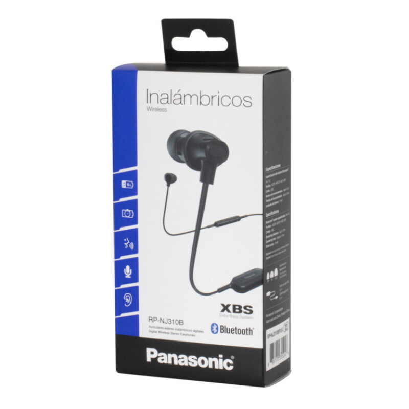 Auricular Panasonic Bluetooth In Ear Inalambrico Rp-nj310 Auricular Panasonic Bluetooth In Ear Inalambrico Rp-nj310