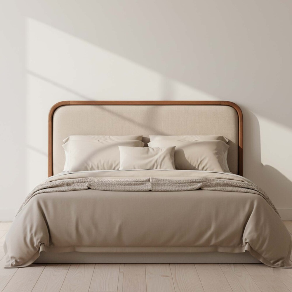 RESPALDO KING MADERA-Y-TELA NATURAL-BEIGE BASILEA