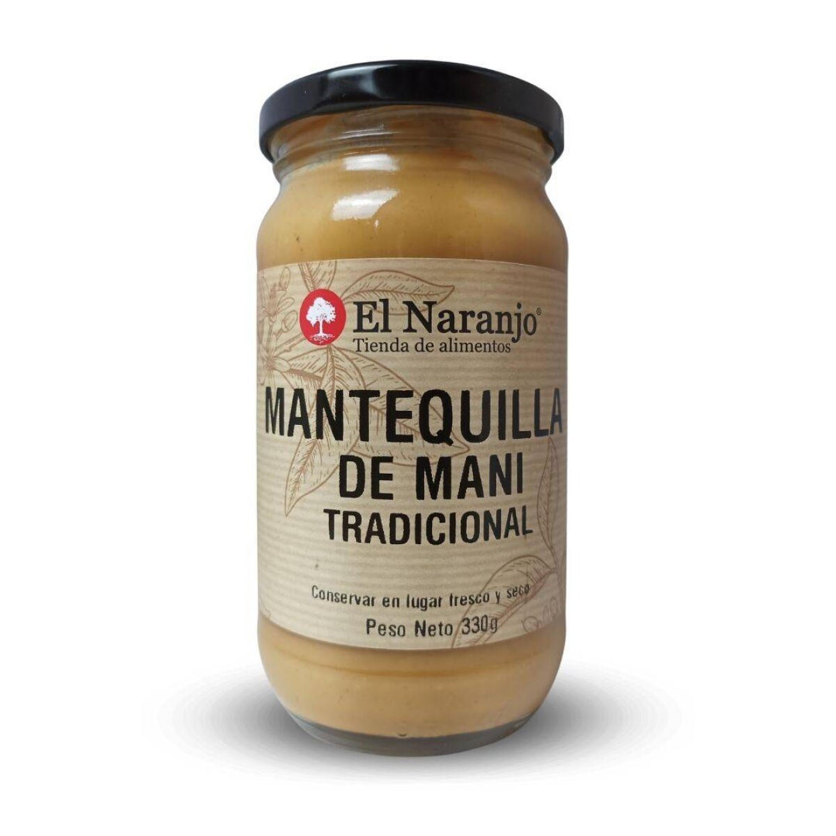 Mantequilla de Mani El Naranjo 330 Grs - 330 gr Frasco 