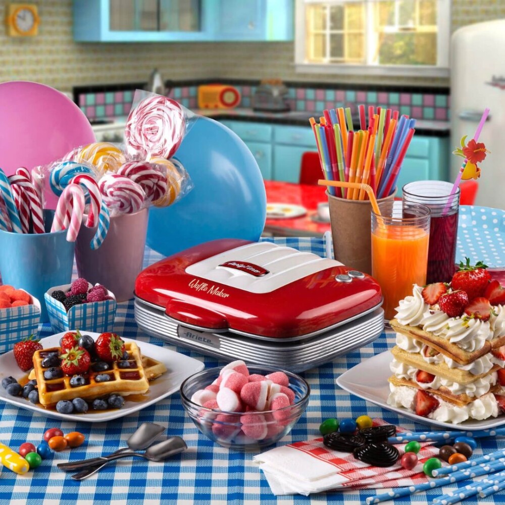 Wafflera Ariete Party Time 1973 Roja – Waffles Caseros en Minutos Wafflera Ariete Party Time 1973 Roja – Waffles Caseros en Minutos