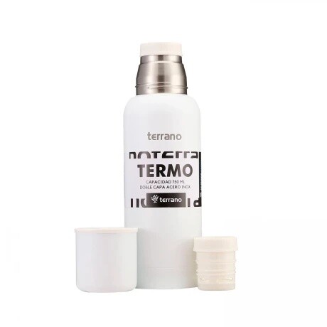 Termo Terrano Slim con Manija 750ML BLANCO