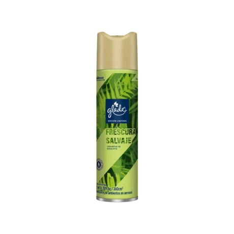 Desodorante de Ambiente GLADE 360ml FRESCURA SALVAJE