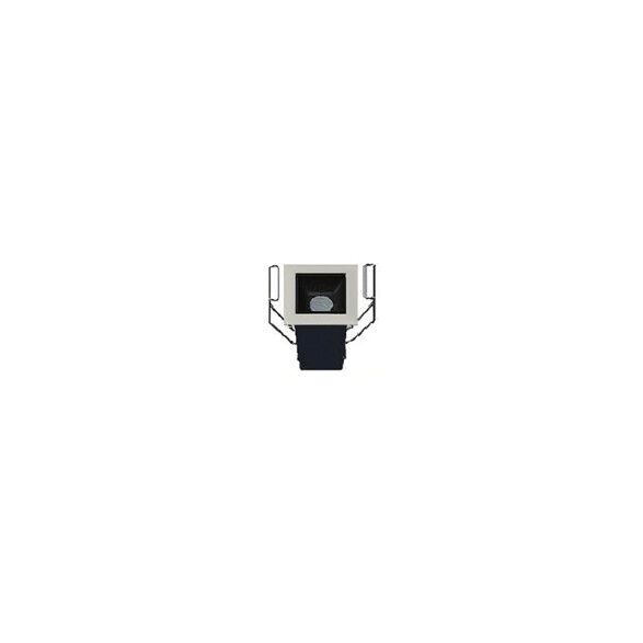 Downlight rect led 2W cálida 220V ac 160lm 30° ZU0420