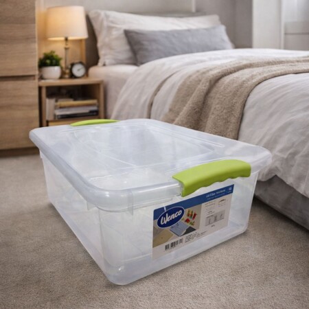 Caja organizadora 15 Litros Wenbox transparente Caja organizadora 15 Litros Wenbox transparente