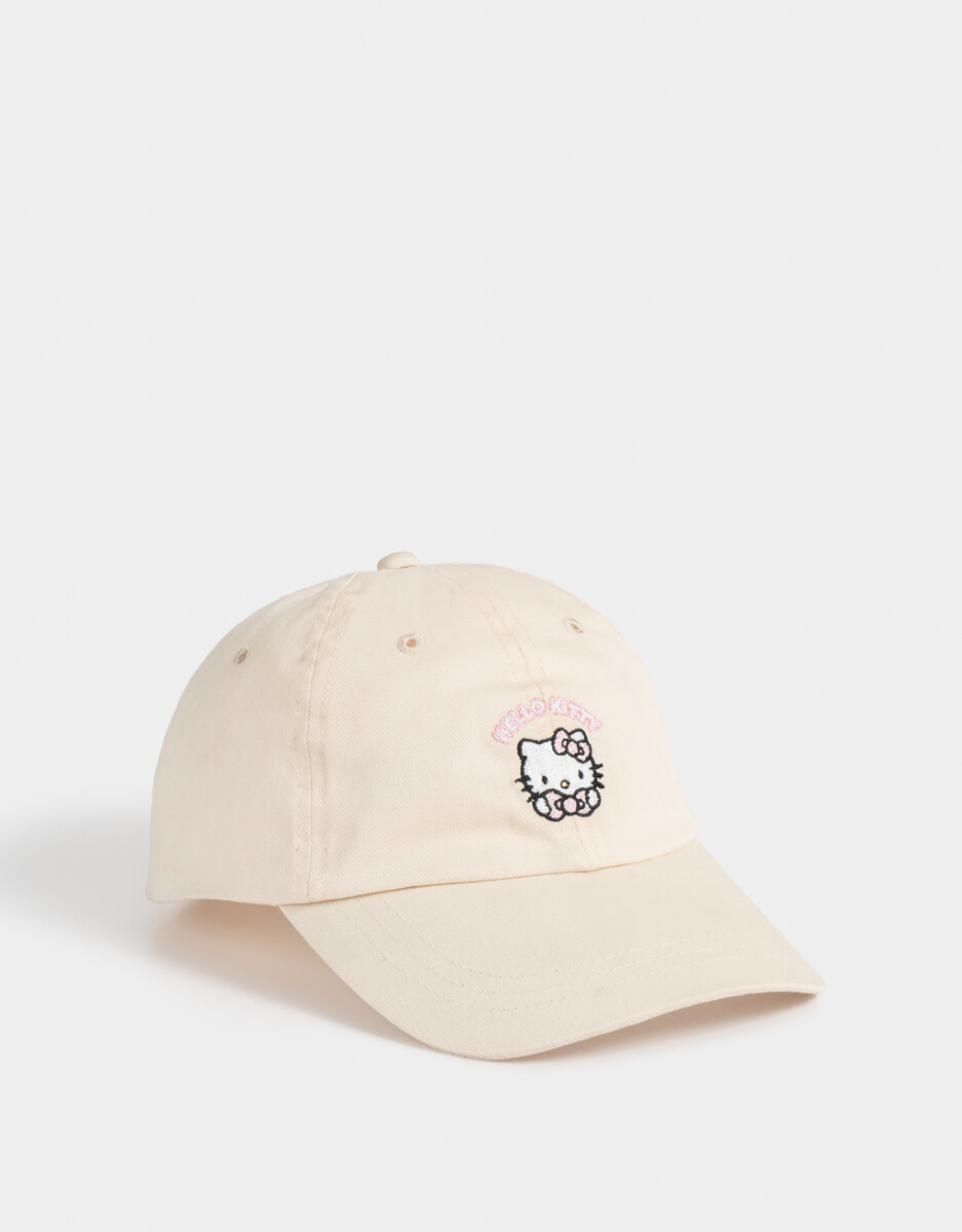 Gorra Canvas Nude "hello Kitty" 