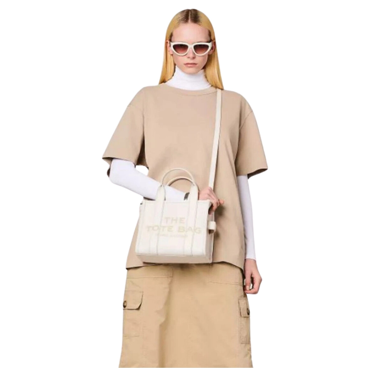 MARC JACOBS - THE LEATHER SMALL TOTE BAG 