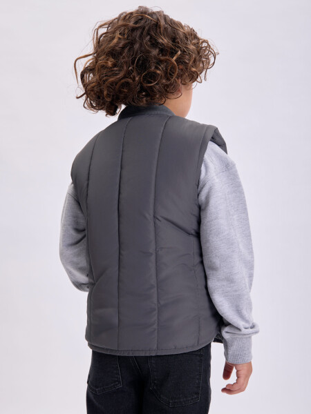 Chaleco capitoneado Gris