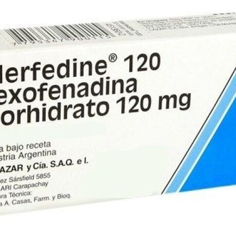 ALERFEDINE 120 MG 10 COMP ALERFEDINE 120 MG 10 COMP