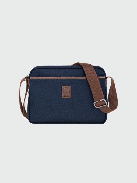 Longchamp -Bolso de lona cruzado, Boxford Azul