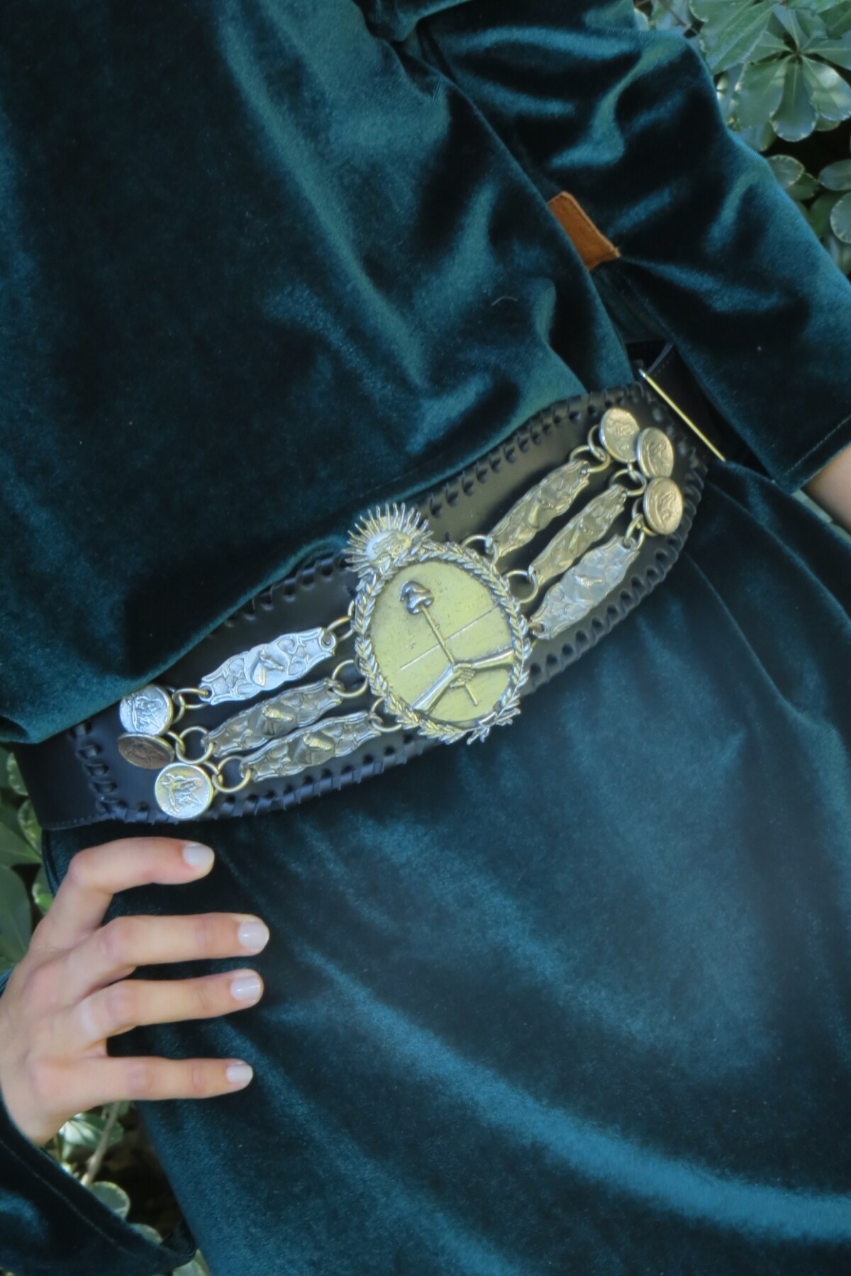 Rastra Belt Argentina Negro