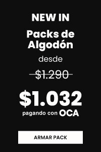 Soutienes Algodón 3 x1290