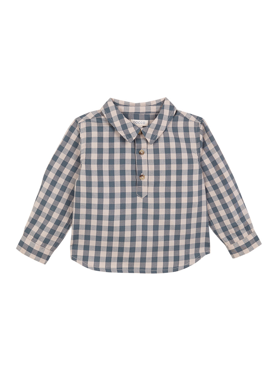 Camisa Tapeta Corta Petroleo