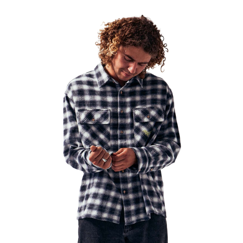 Camisa Former Manners Plaid - Negro Camisa Former Manners Plaid - Negro