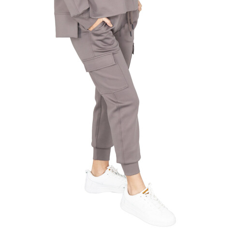 JOGGER FEM POLY/SPX EVERLAST SCUBA BR W6 BROWN