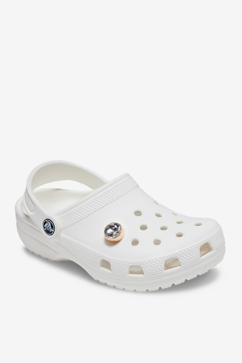 JIBBITZ CROCS CLEAR CIRCLE GEM Oro