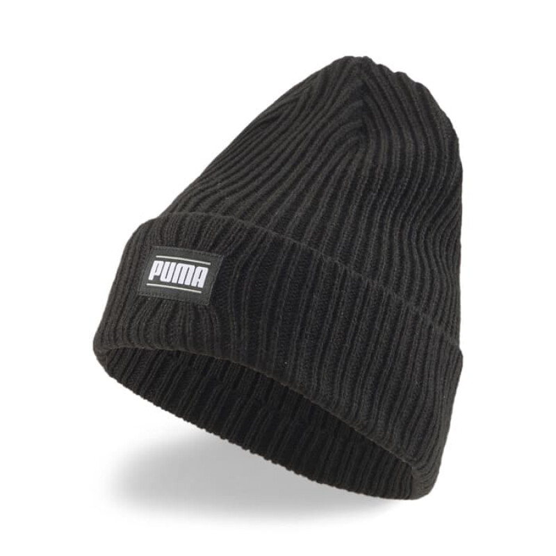 Gorro Puma Ribbed Classic Cuff - 024038_01 Negro