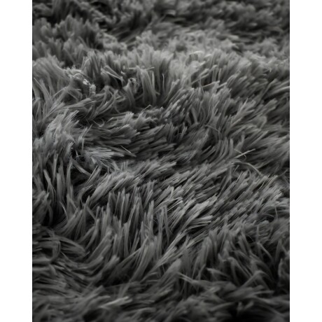 Alfombra Peluda Shaggy de 1.0 x 1.5 m Gris