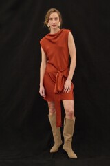 Vestido Lyra Terracota