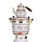 Samovar labrado azul Blanco