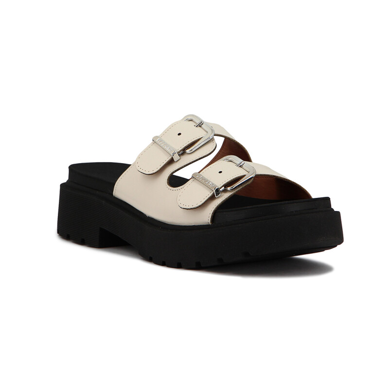 Sandalia Vizzano Mujer Taco 3cm Blanco-negro
