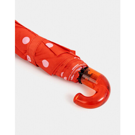 Paraguas Cortos Estampado Rojo Medio