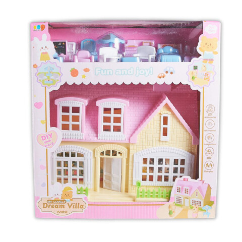 OUTLET Casa Villa con muñecos 22*25 cm Outlet Casa Villa Con Muñecos 22*25 Cm