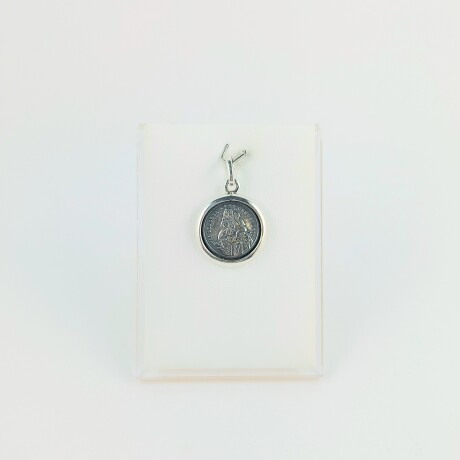 Medalla religiosa de plata, Virgen de la Candelaria. Medalla religiosa de plata, Virgen de la Candelaria.