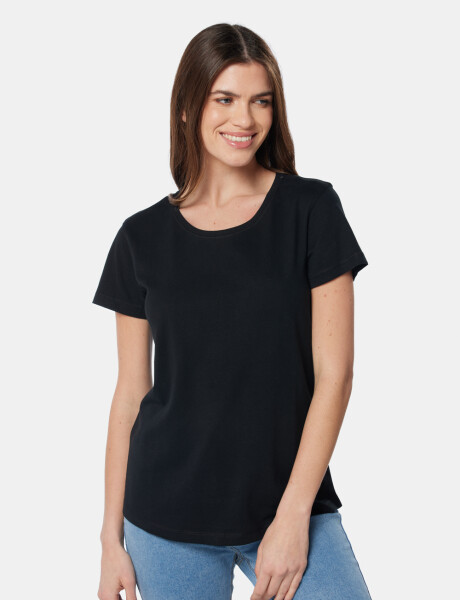 REMERA LISA Negro