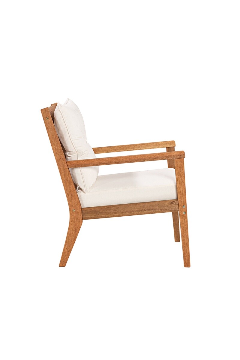 RIADE POLTRONA POLTRONA RIADE ACQUABLOCK CRUDO 62x75x81CM JATOBA