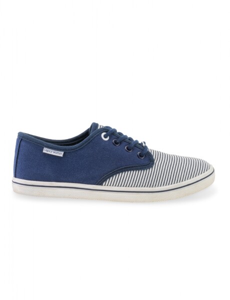 CHAMPION DE TELA CON CORDONES Azul Mix