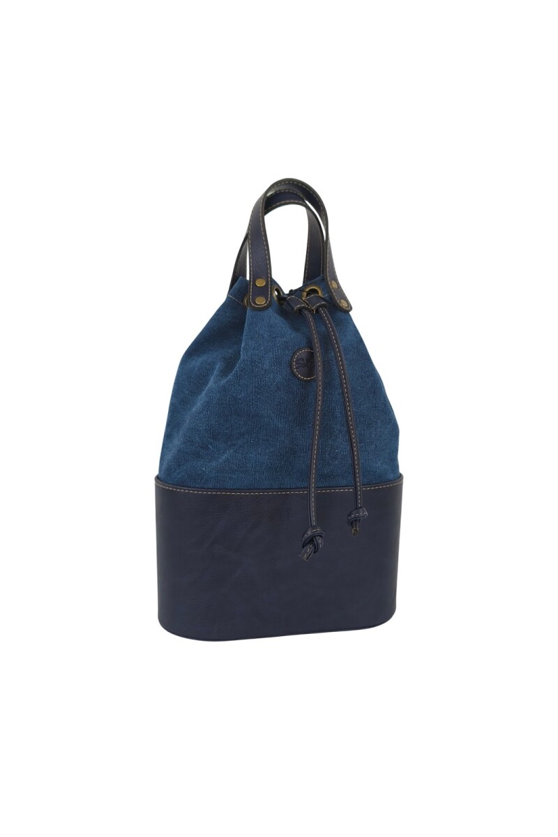 Matera bolso con división azul
