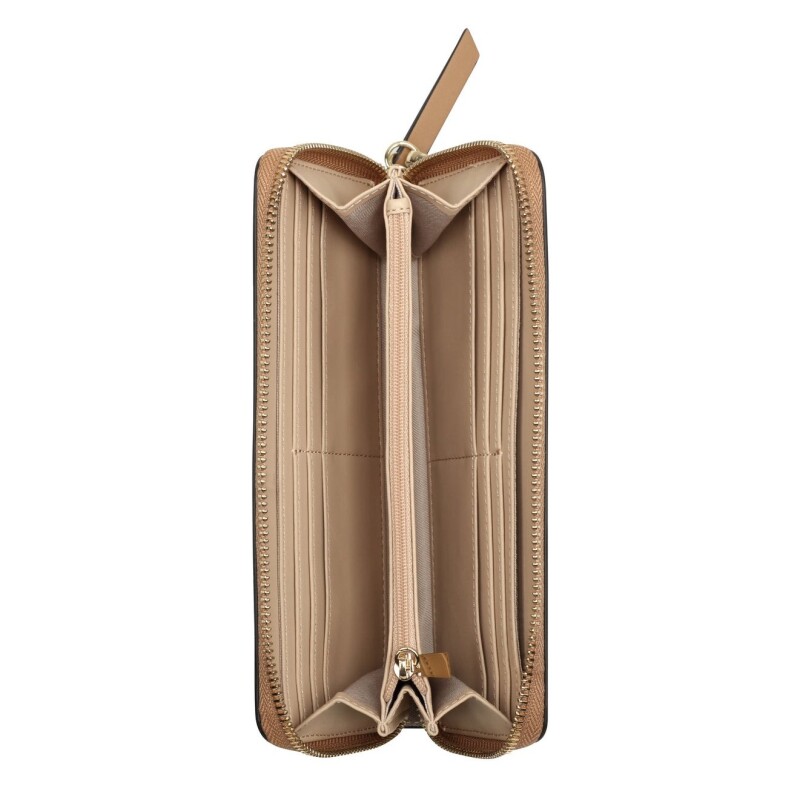 Small Leather Good Nami Slg Zip Arnd Wrstlt Wllt Dark Camel