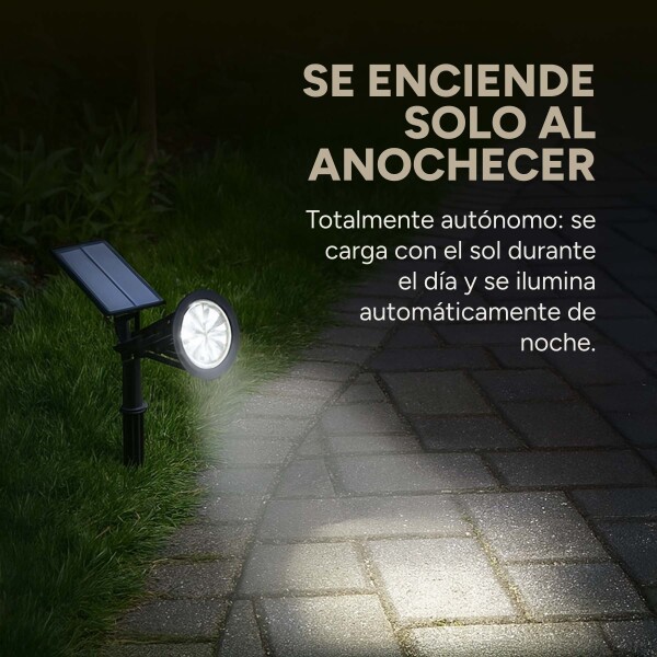 Foco Estaca Amurable x6 Luz Led Solar RGB Colores Jardin Foco Estaca Amurable x6 Luz Led Solar RGB Colores Jardin