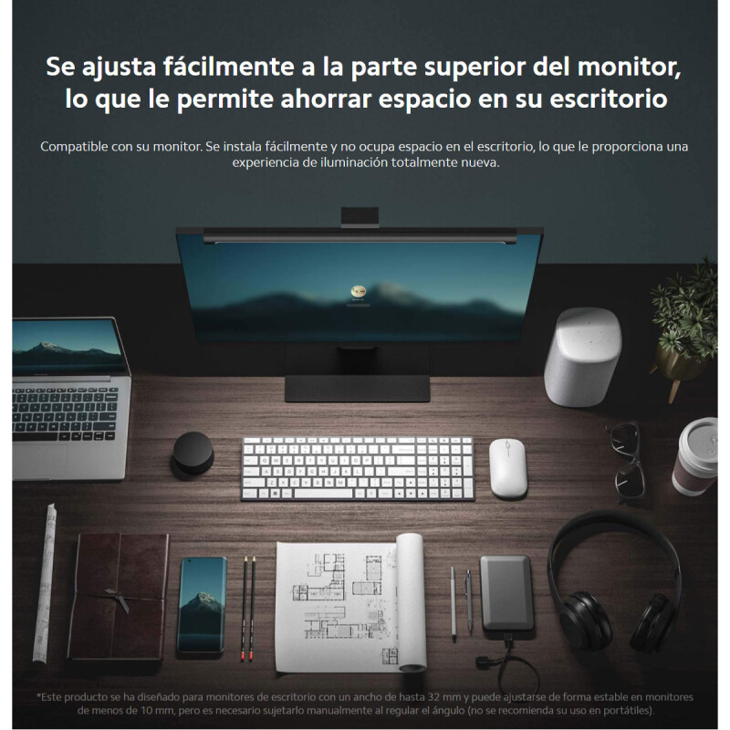 Barra de Luz Xiaomi Mi Computer Light Bar para Monitor Barra de Luz Xiaomi Mi Computer Light Bar para Monitor