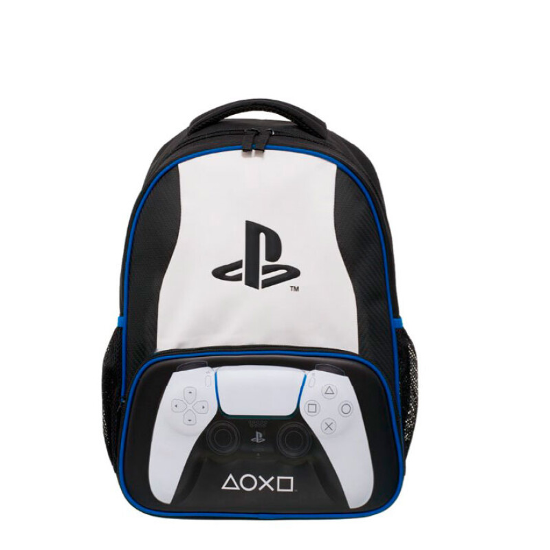 Mochila Play Station Joystick Negro - Azul
