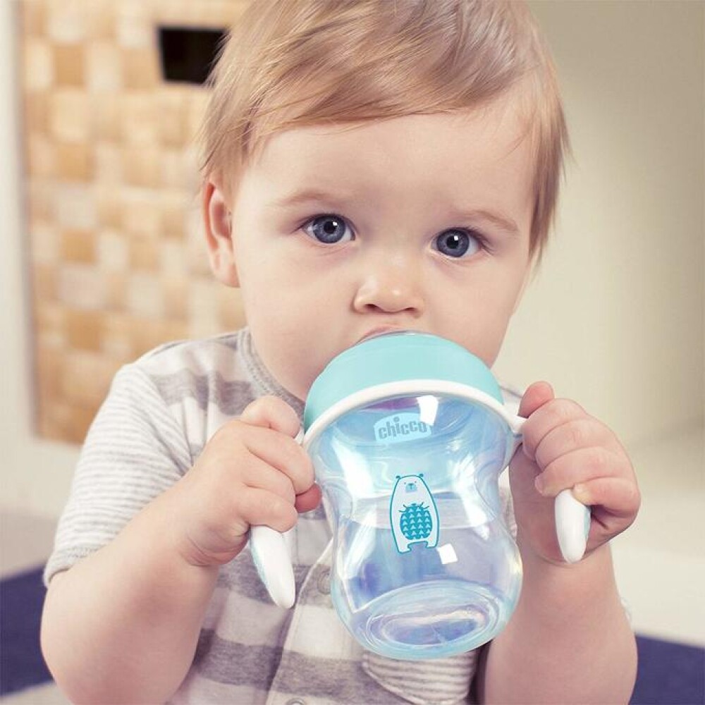 Vaso evolutivo 4m+ CHICCO celeste