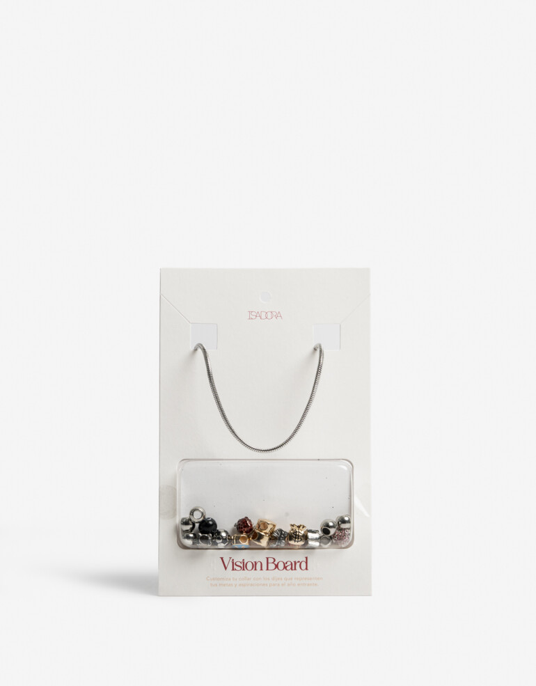 Bijouterie Set Color Set De Collar Y Dijes Vision Board - Combinacion Multicolor