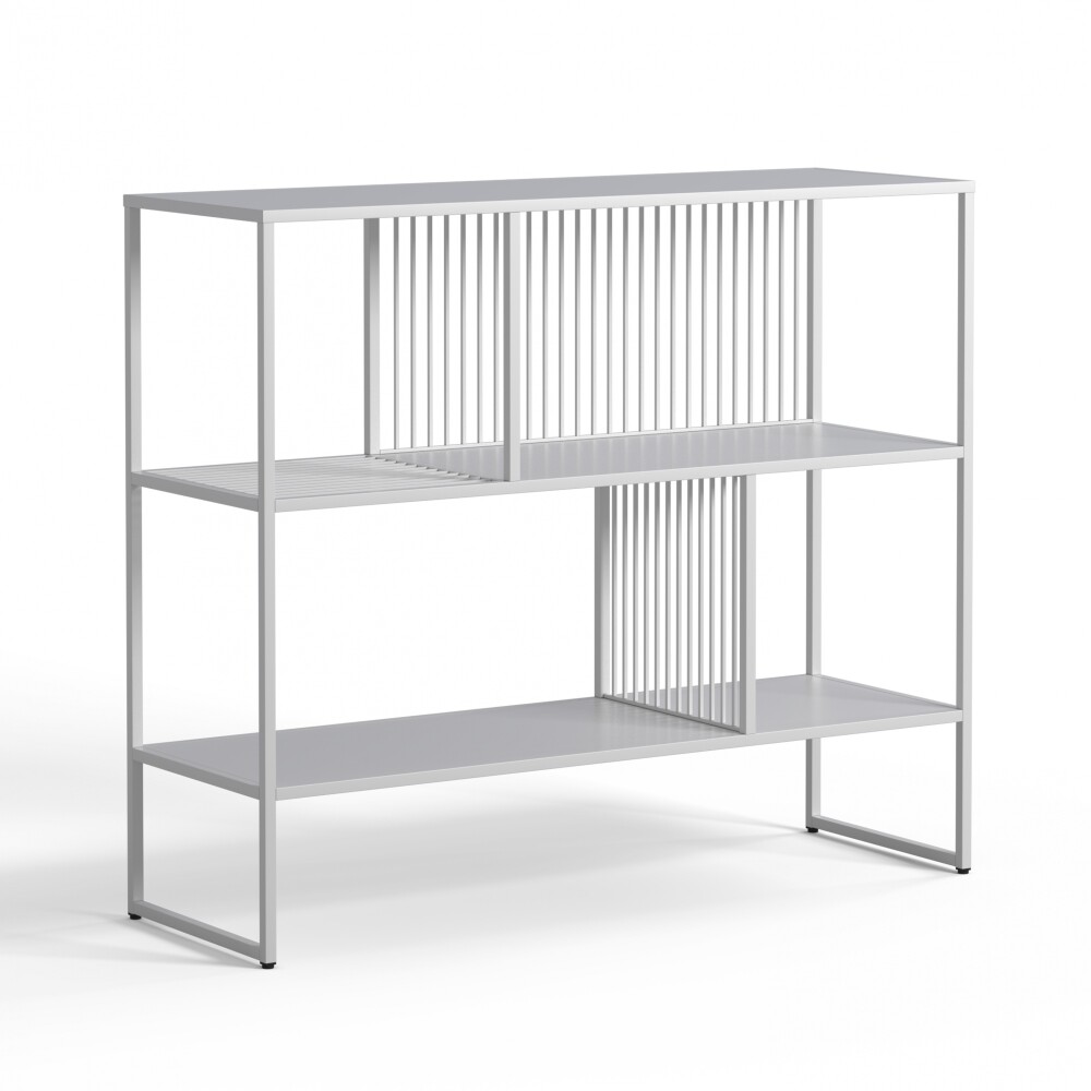BIBLIOTECA METAL BLANCO OLIVIA