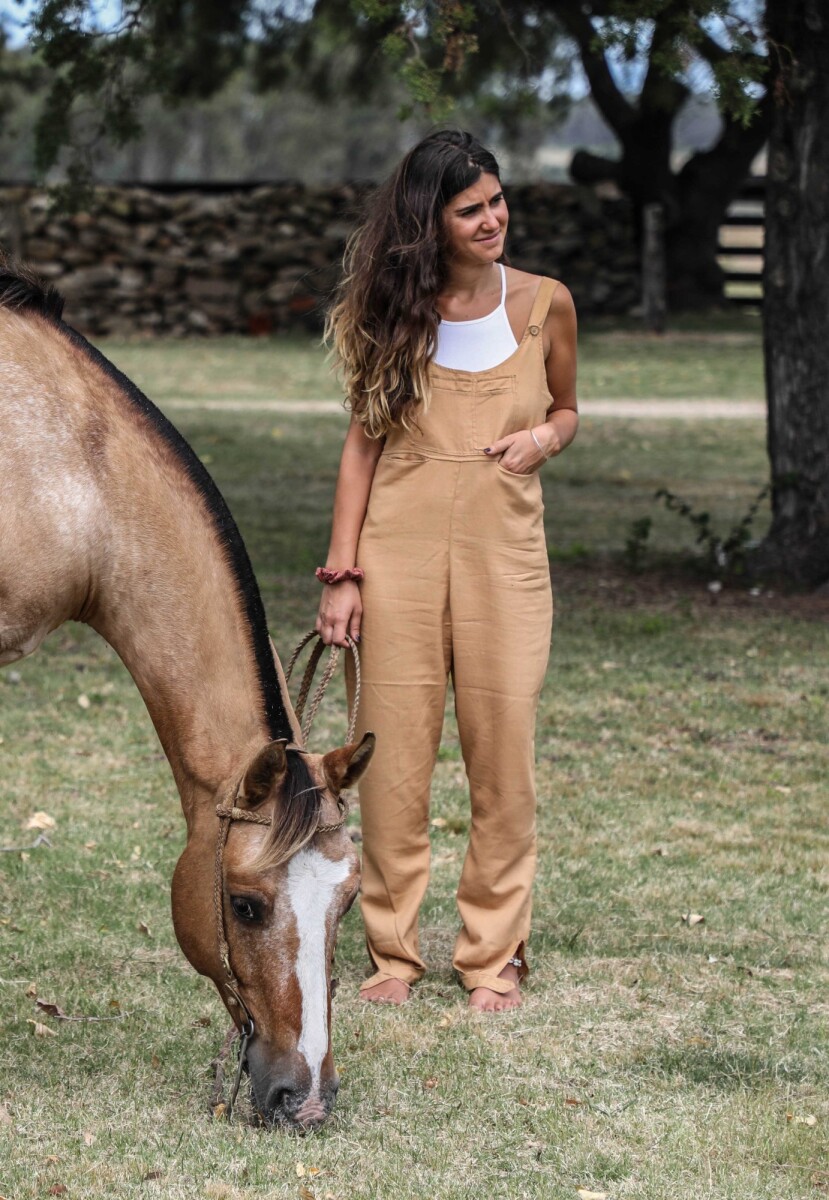 Parquero lino - Camel 