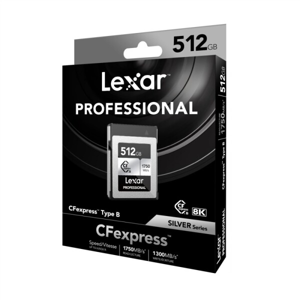 Memoria Cfexpress Lexar Pro 512gb Tipo B Silver Series MEMORIA CFEXPRESS LEXAR PRO 512GB TIPO B
