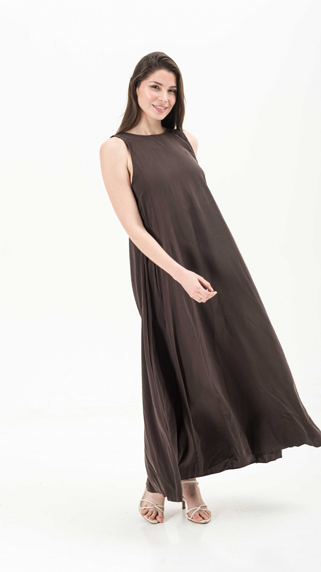 VESTIDO LIZE MARRÓN