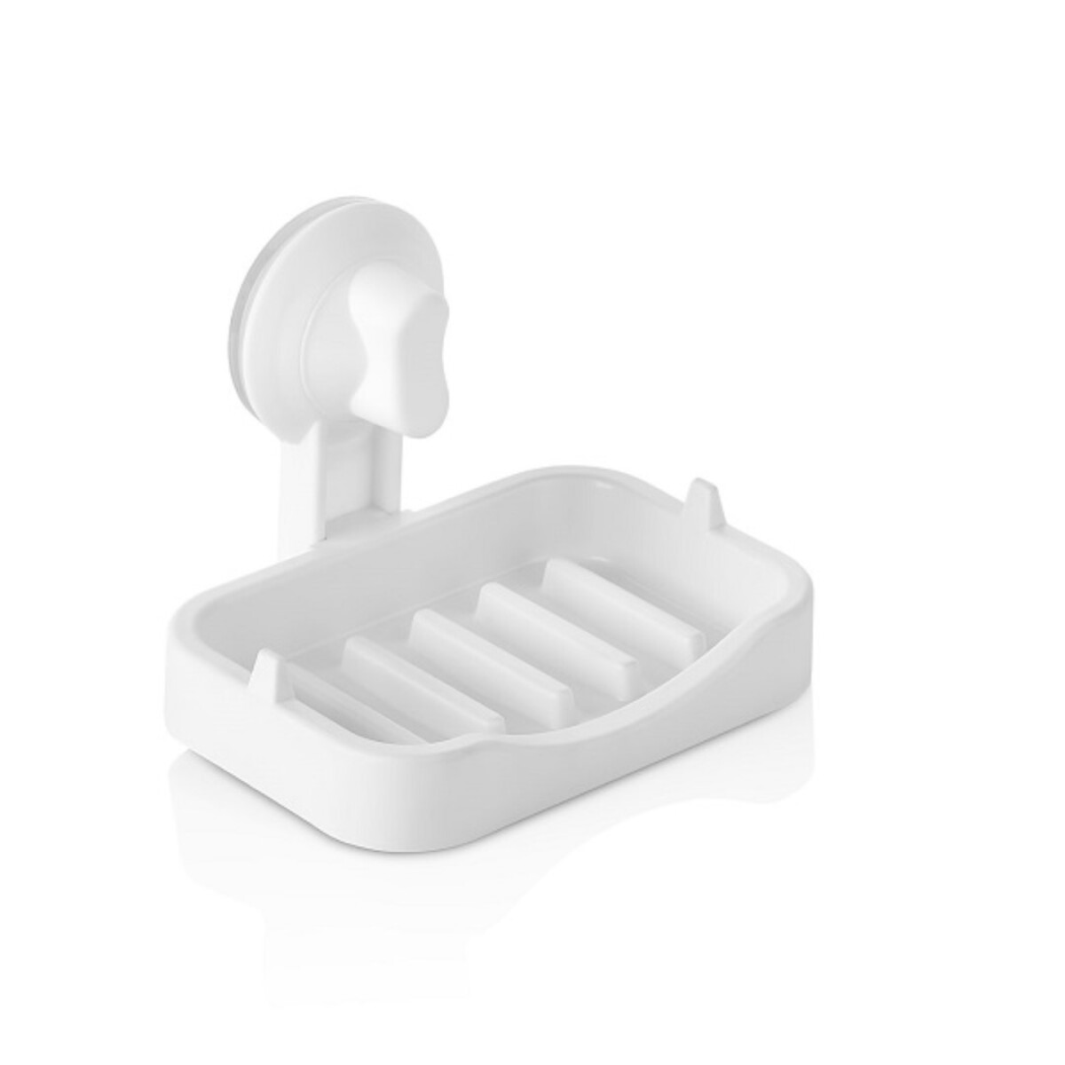 JABONERA PARA PARED FIJACION DE VACIO - BLANCO 