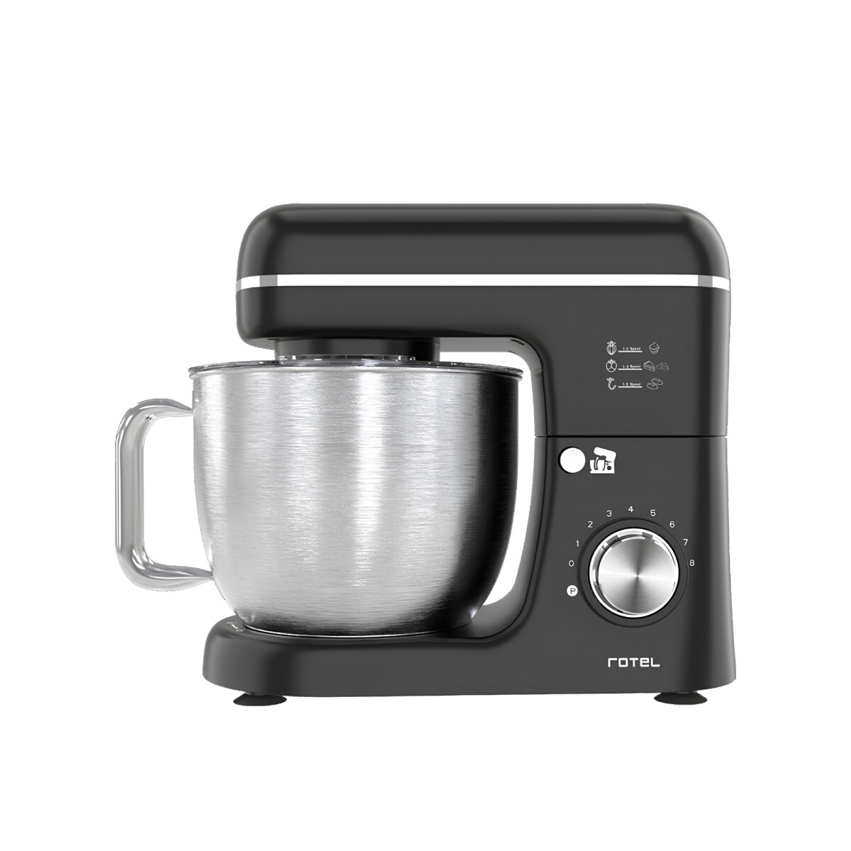 Batidora Planetaria Negra 5 Lts | Rotel 